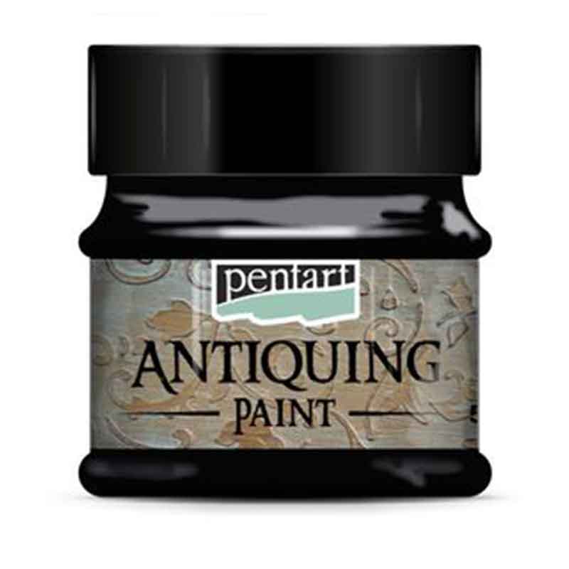 Vopsea-de-antichizare,-Pentart-50-ml,-Negru