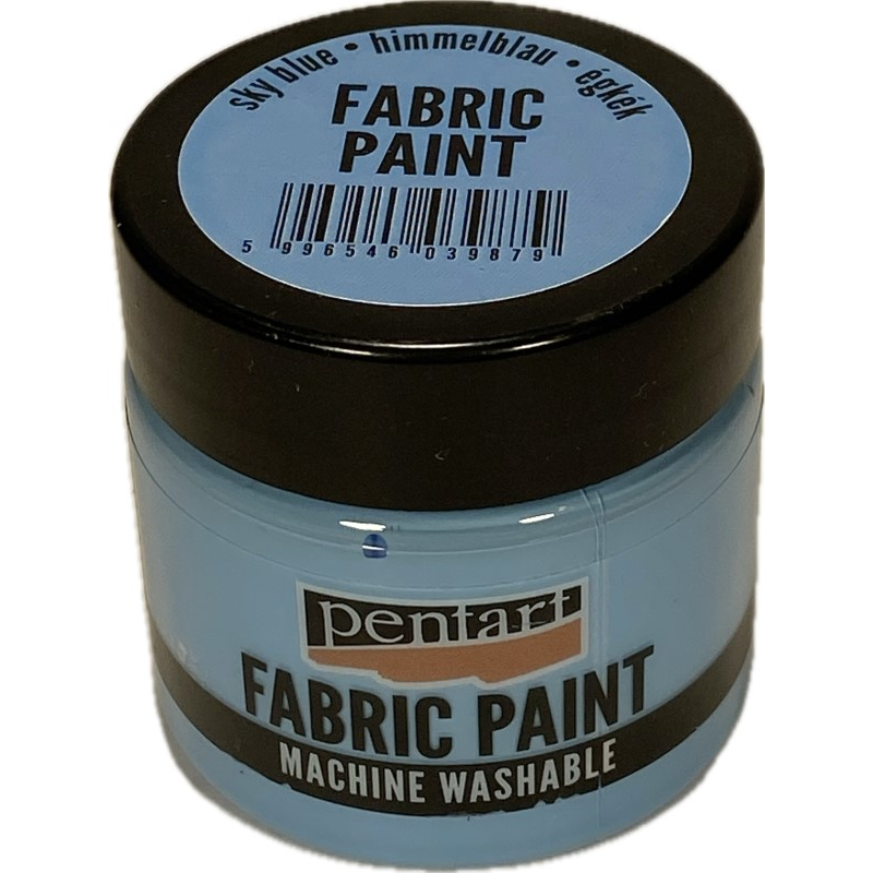 Vopsea pentru textile, Pentart 50ml, Albastru deschis