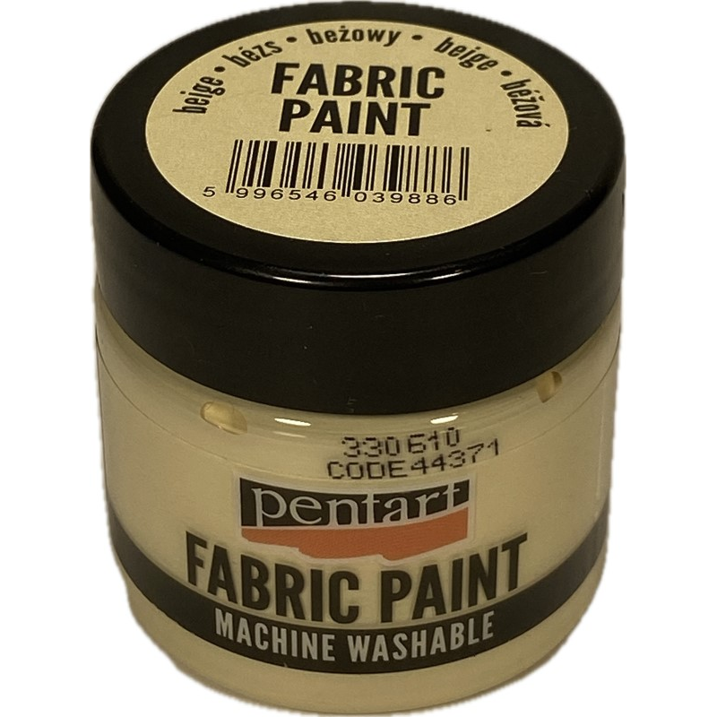 Vopsea pentru textile, Pentart 50ml, Bej