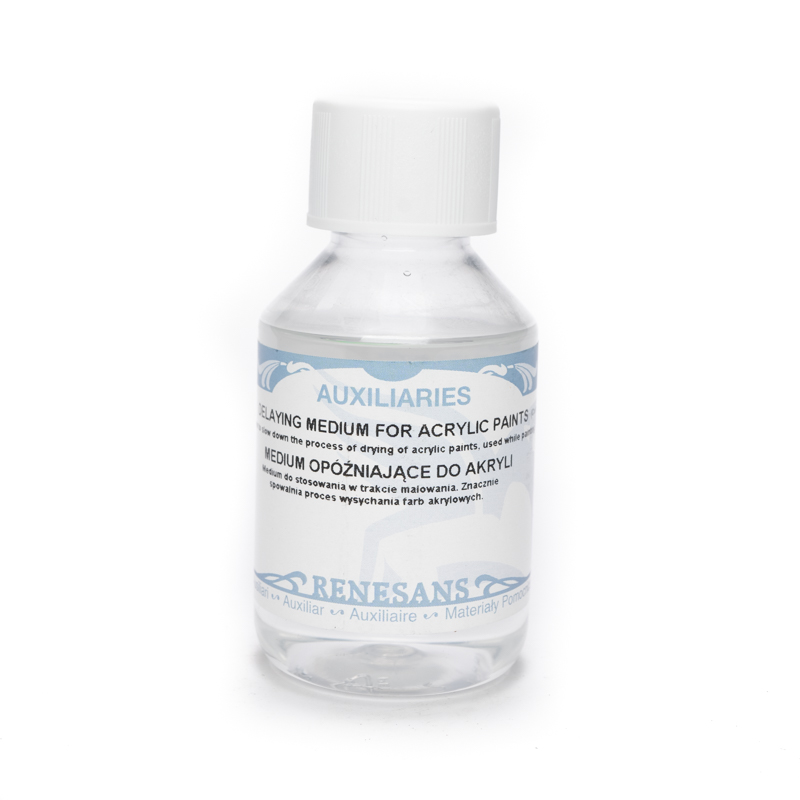 Medium pentru uscare lenta vopsele acrilice, Renesans, 100ml