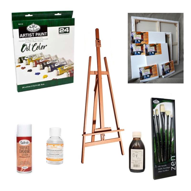 Set pentru pictura in ulei