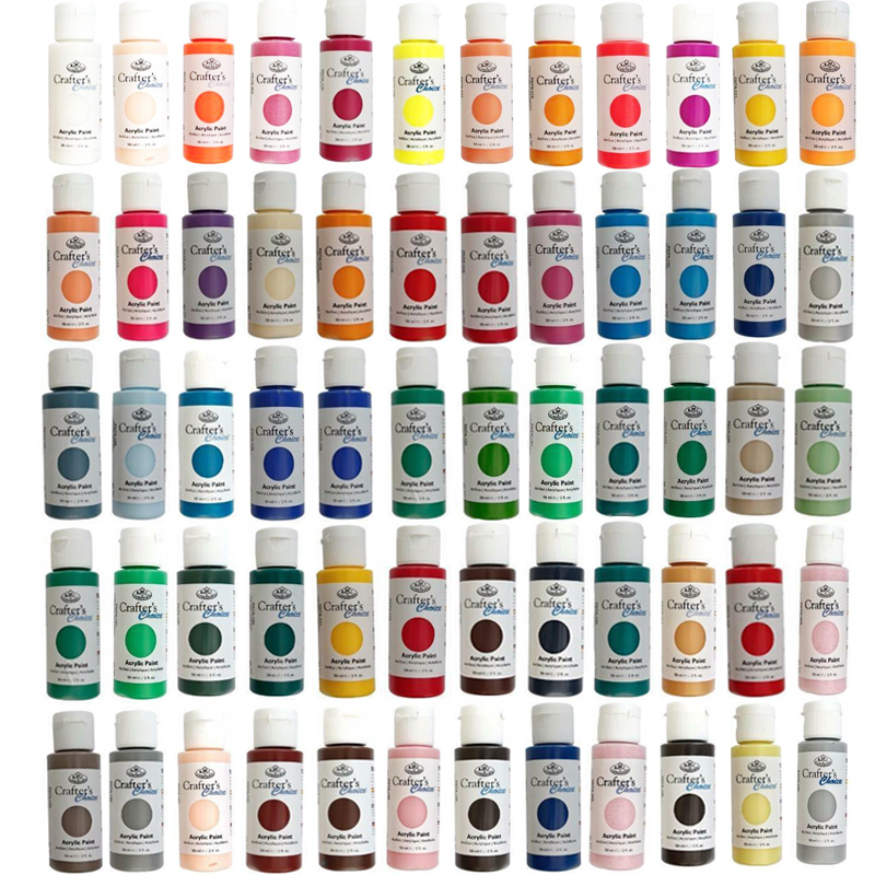 Set 60 de culori acrilice Royal Crafter’s Choice