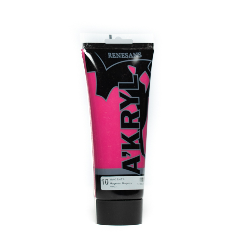Culori acrilice, Renesans A'kryl, 200ml, 10 Magenta