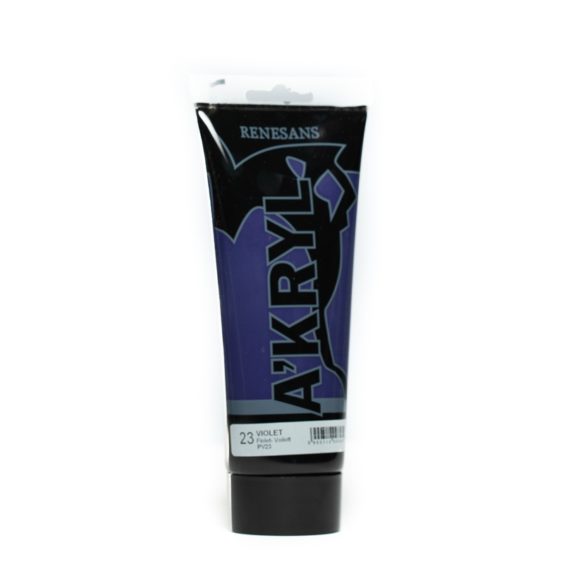 Culori acrilice, Renesans A'kryl, 200ml, 23 Violet
