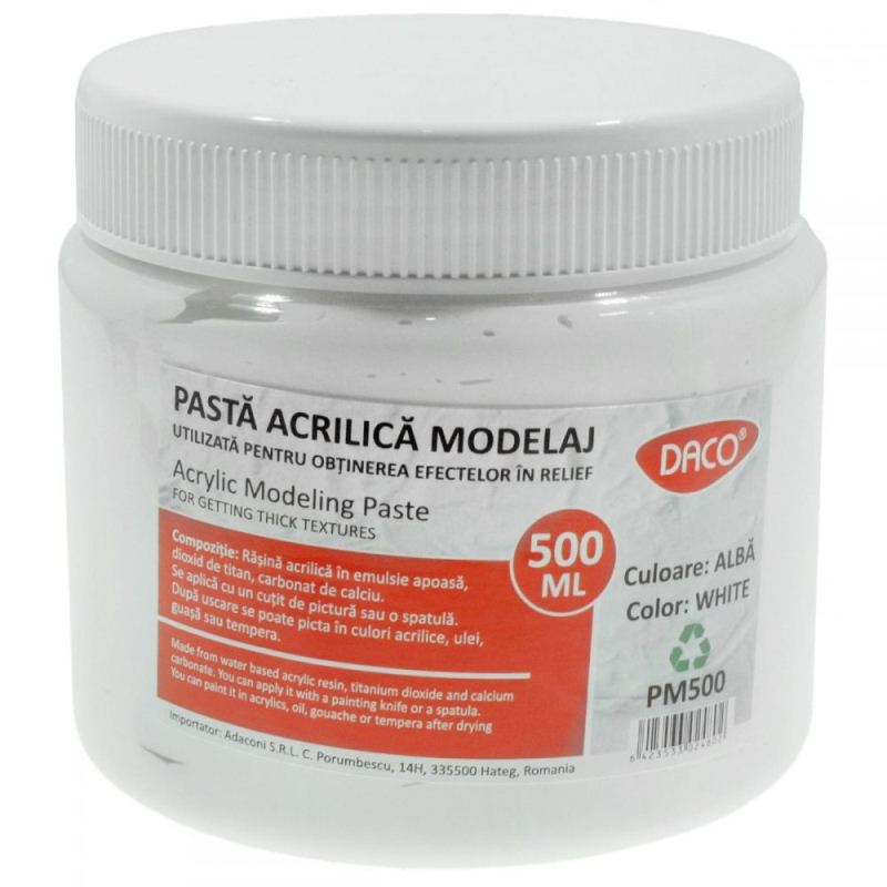 Pasta acrilica modelaj, Daco, 500 ml