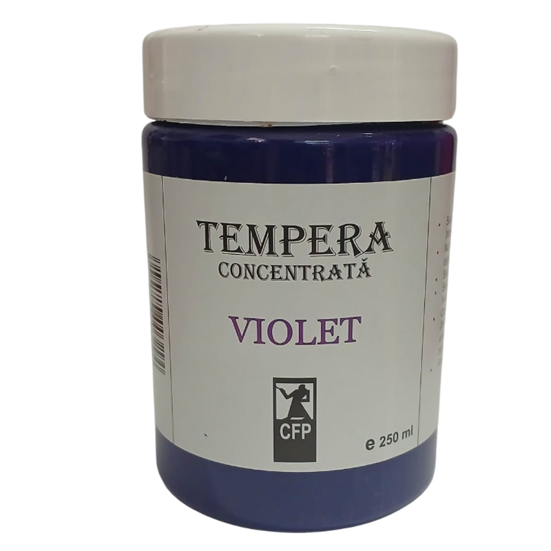 Tempera concentrata, Combinatul Fondului Plastic CFP, 250 ml, Violet