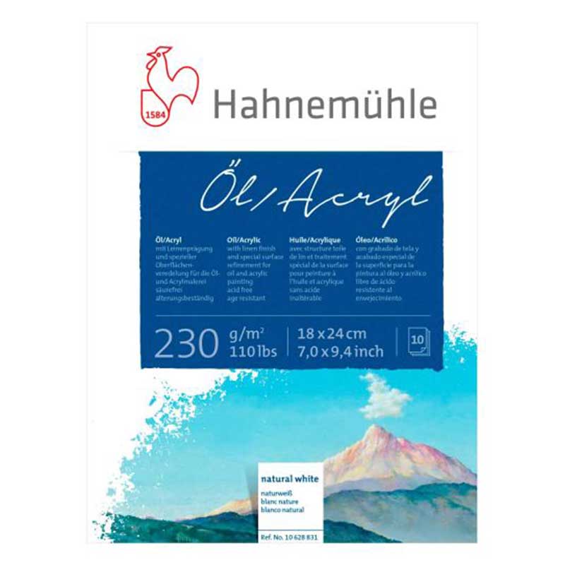 Bloc Oil & Acrylic Hahnemuhle 10 coli 230g