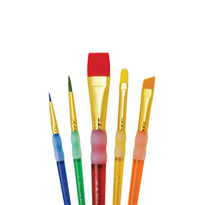 Set pensule pentru copii, Royal Brush, BK682, 5 pensule