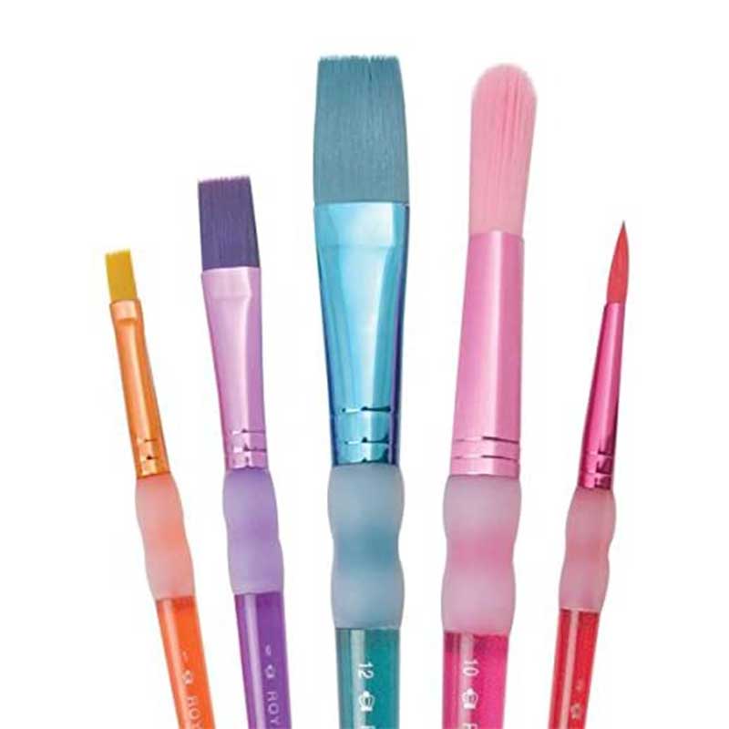 Set pensule pentru copii, Royal Brush, BK687, 5 pensule