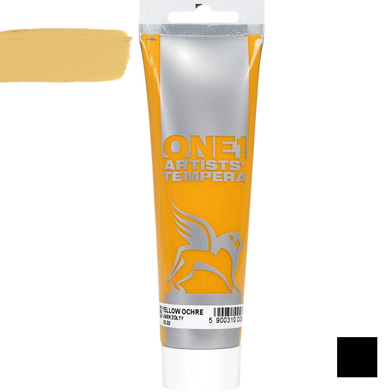 Culoare tempera, Tempera One, Renesans, 100 ml, 06 Yellow Ochre