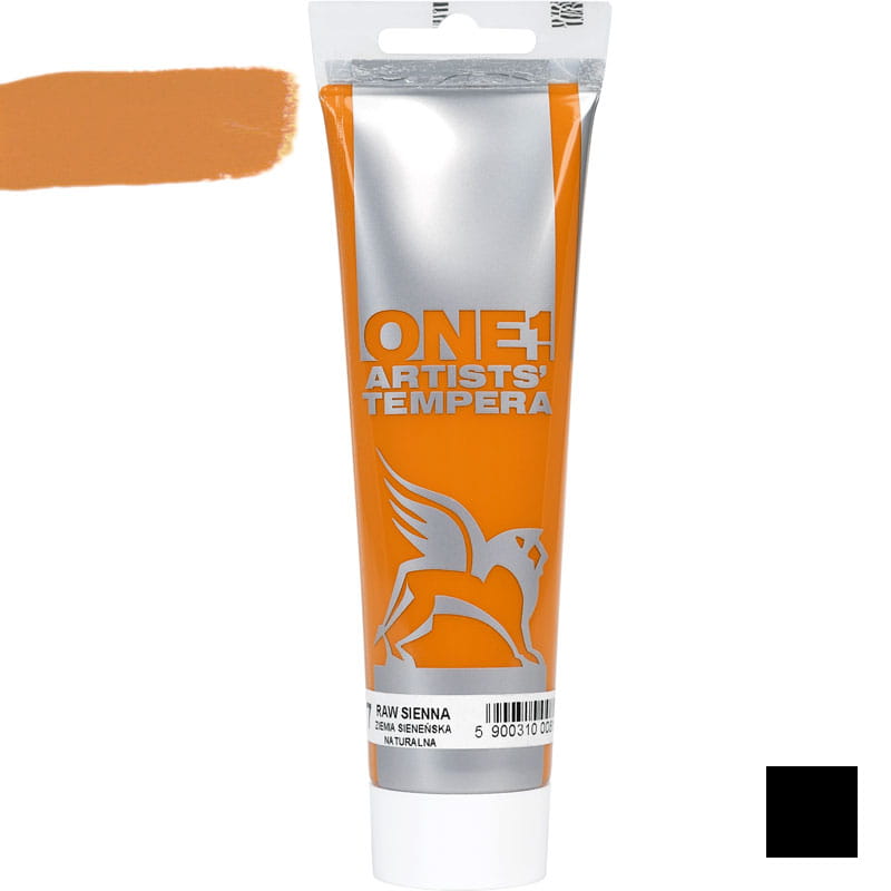 Culoare tempera, Tempera One, Renesans, 100 ml, 07 Raw Siena
