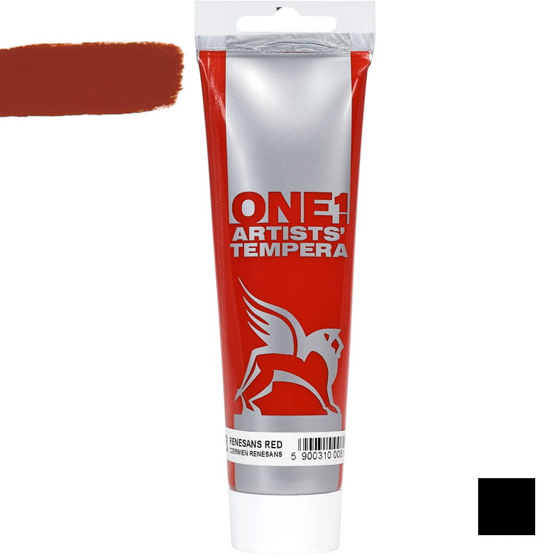 Culoare tempera, Tempera One, Renesans, 100 ml, 08 Renesans Red