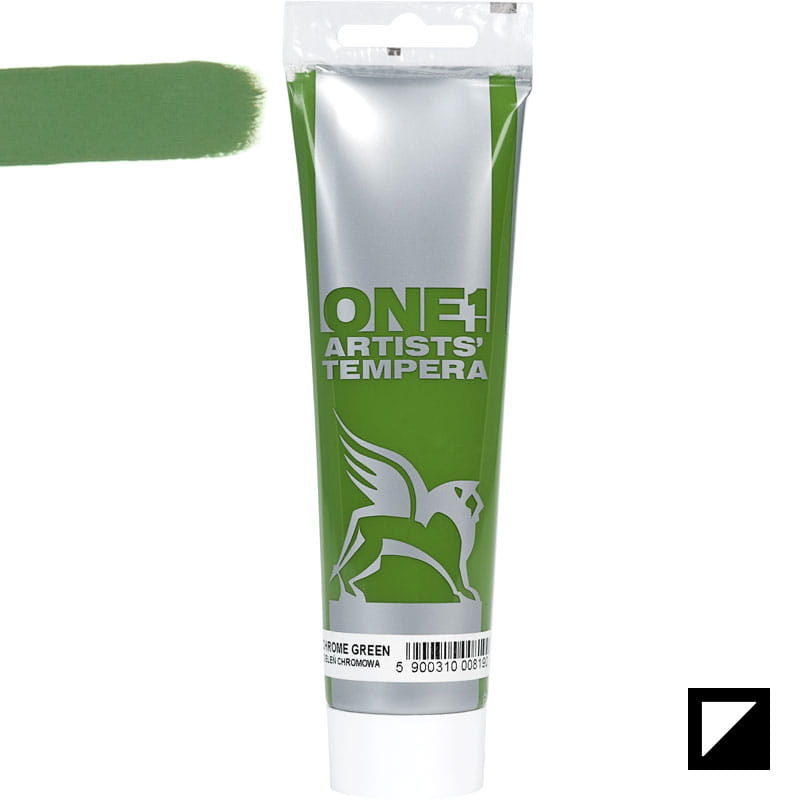 Culoare tempera, Tempera One, Renesans, 100 ml, 12 Chrome Green