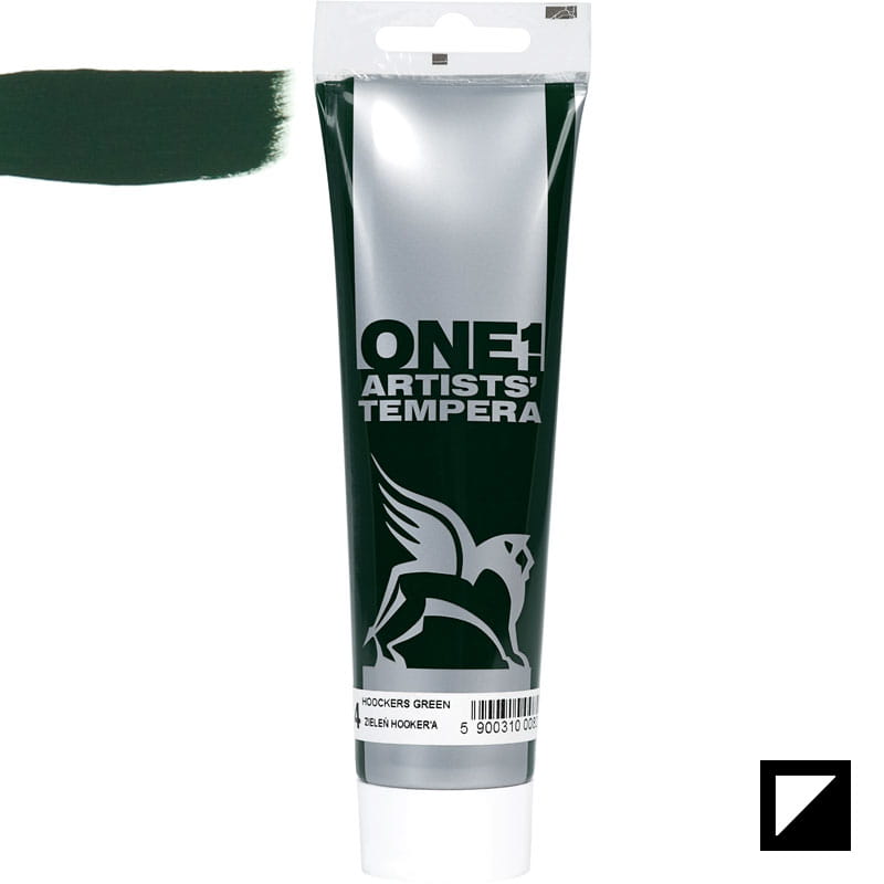 Culoare tempera, Tempera One, Renesans, 100 ml, 14 Hoockers Green