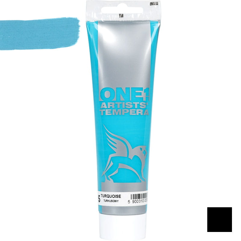 Culoare tempera, Tempera One, Renesans, 100 ml, 15 Turquiose