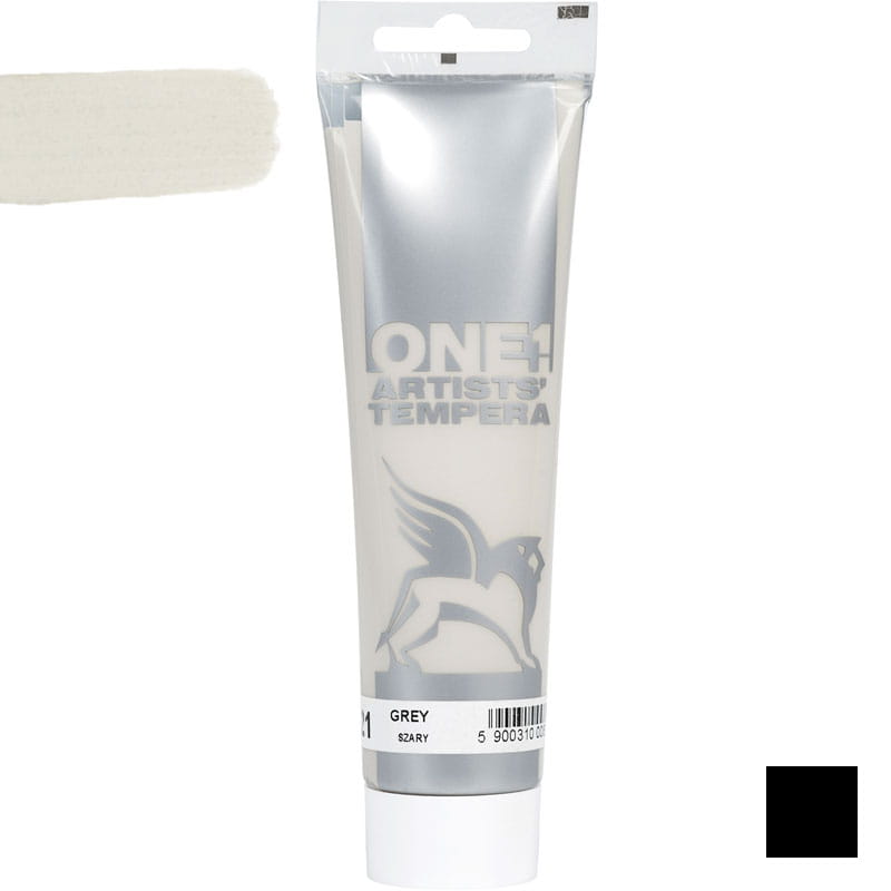Culoare tempera, Tempera One, Renesans, 100 ml, 21 Grey