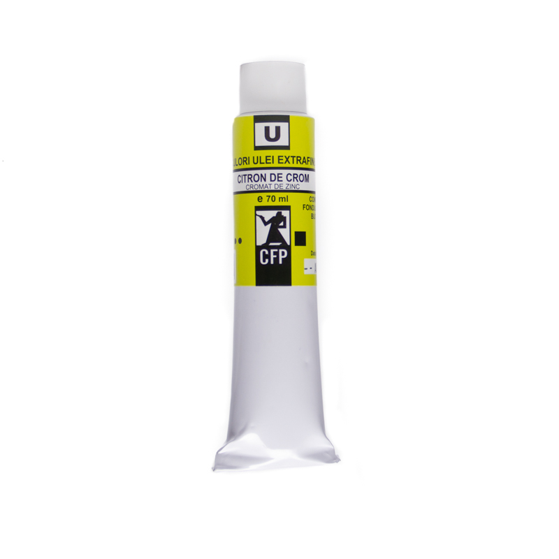 Culoare ulei extrafina, CFP, 70 ml, Crom Citron