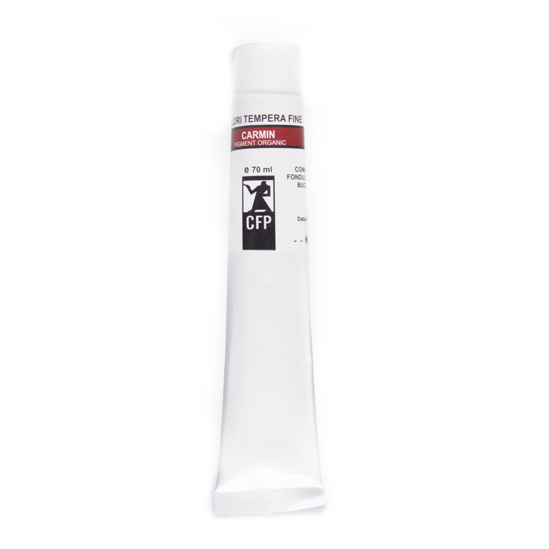 Culori tempera, Combinatul Fondului Plastic CFP, 70 ml, Carmin