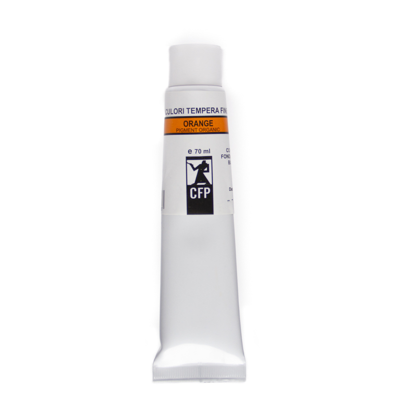 Culori tempera, Combinatul Fondului Plastic CFP, 70 ml, Orange