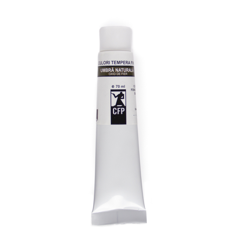 Culori tempera, Combinatul Fondului Plastic CFP, 70 ml, Umbra naturala