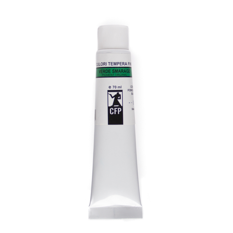 Culori tempera, Combinatul Fondului Plastic CFP, 70 ml, Verde smarald