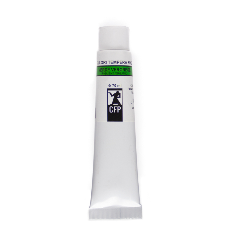 Culori tempera, Combinatul Fondului Plastic CFP, 70 ml, Verde veronese
