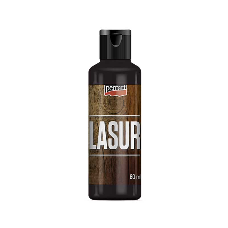 Lazura lemn, Pentart, 80ml, Abanos