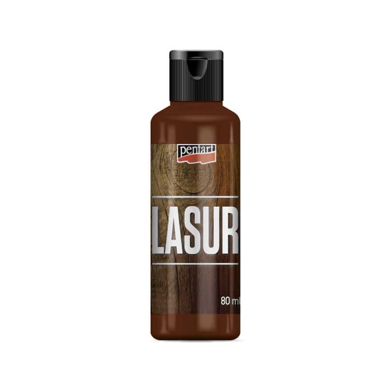 Lazura lemn, Pentart, 80ml, Castaniu