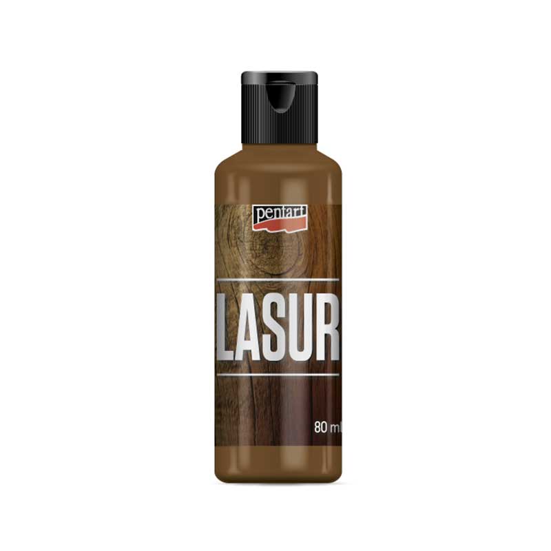 Lazura lemn, Pentart, 80ml, Maro