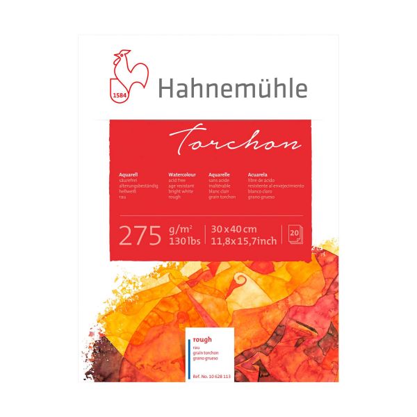 Bloc acuarela Torchon Hahnemühle, Rough, 275g