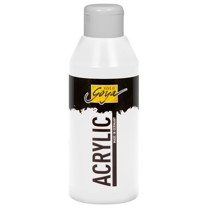 Culoare acrilica, Solo Goya 250ml, 01 White