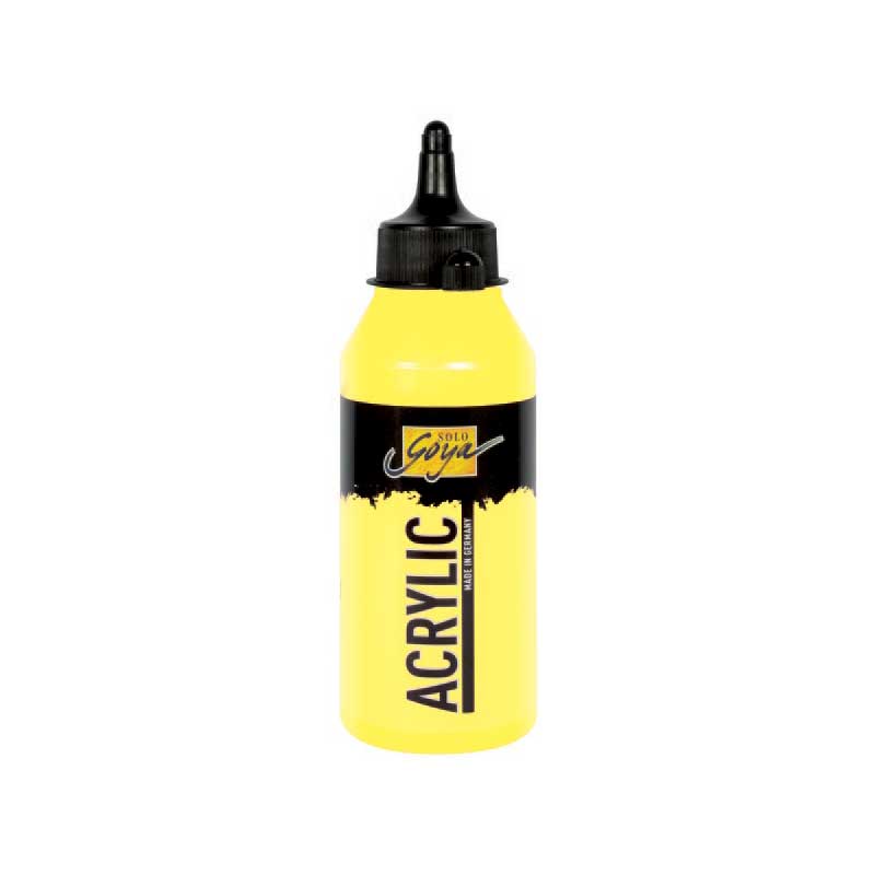 Culoare acrilica, Solo Goya 250ml, 02 Citron