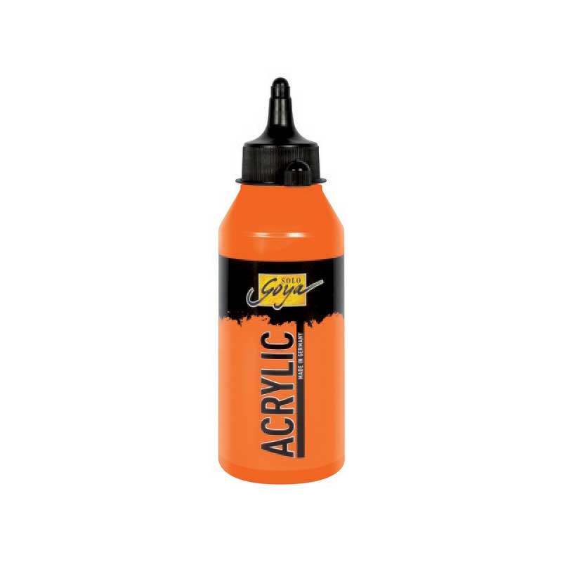 Culoare acrilica, Solo Goya 250ml, 06 Genuine Orange