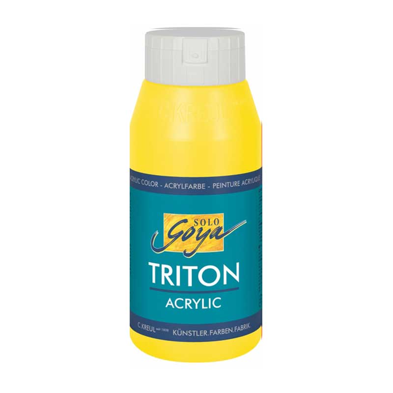 Culoare acrilica, Triton Acrylic 750ml, 01 Genuine Light Yellow