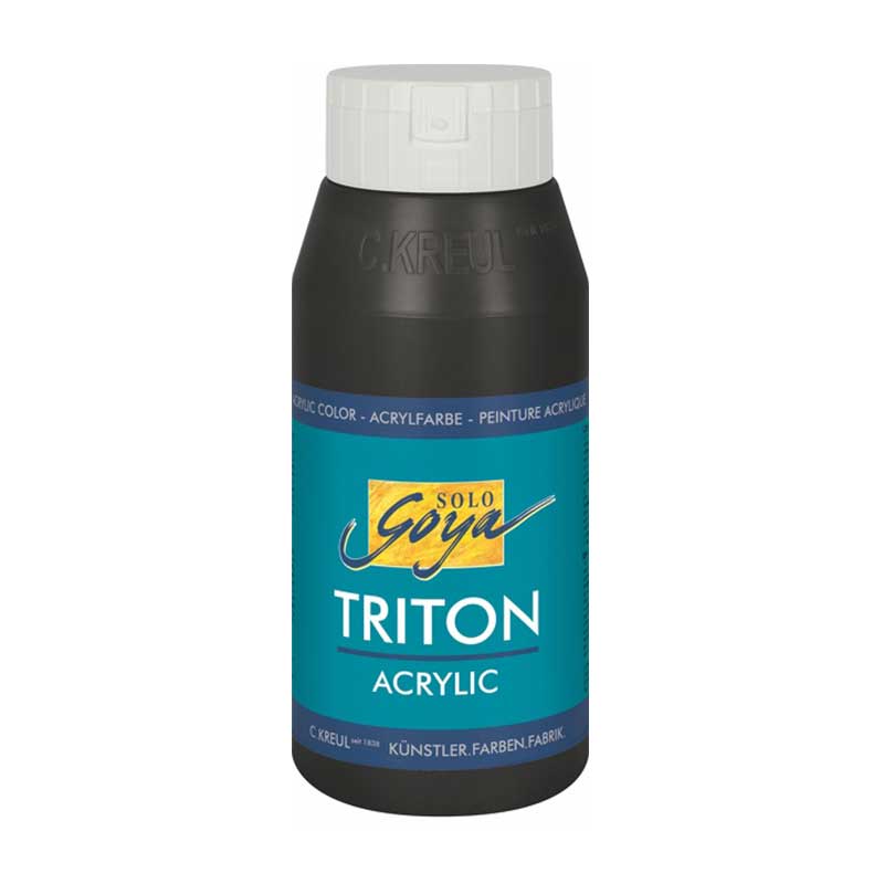 Culoare acrilica, Triton Acrylic 750ml, 09 Black