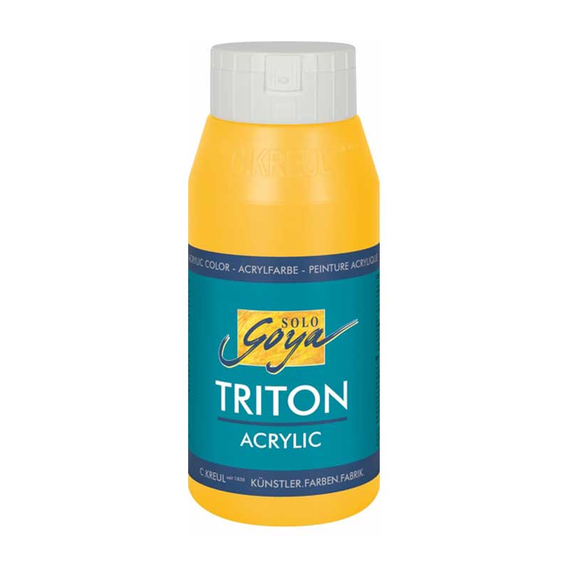 Culoare acrilica, Triton Acrylic 750ml, 10 Maize Yellow