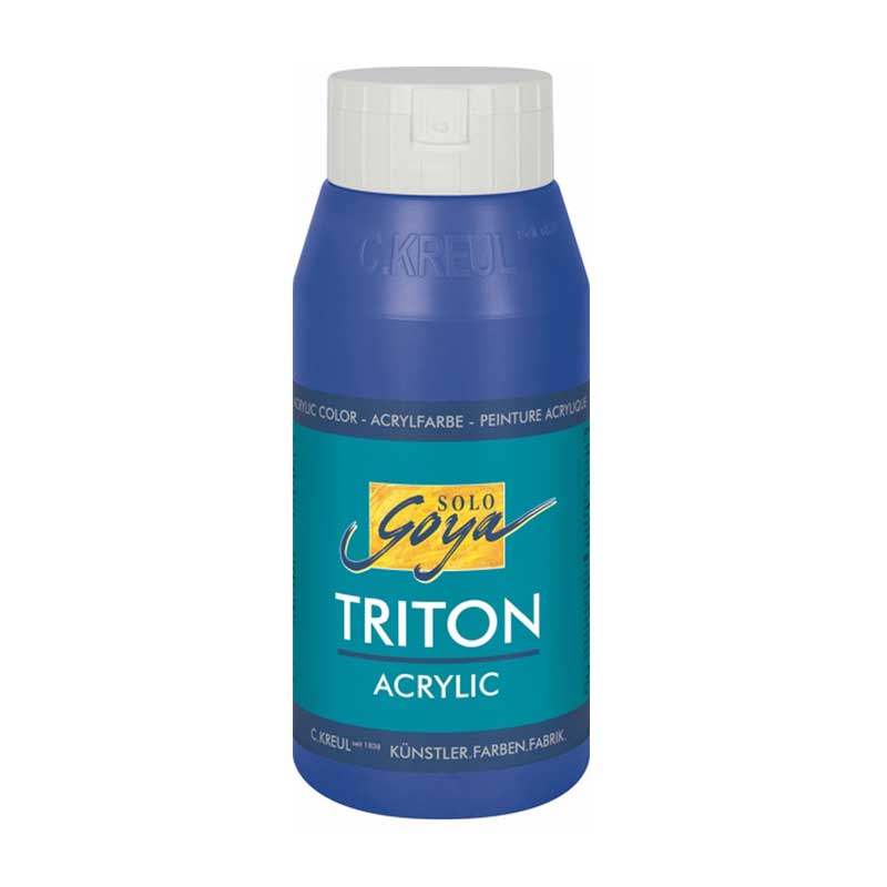 Culoare acrilica, Triton Acrylic 750ml, 19 Ultramarine Blue