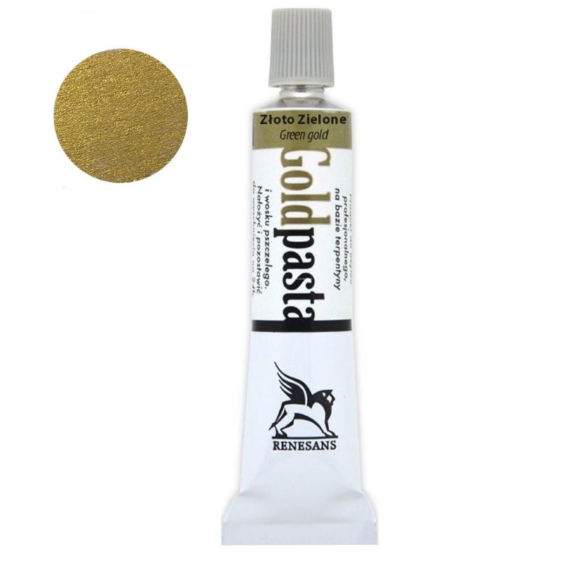Pasta metalica, Renesans, 20ml, Green Gold