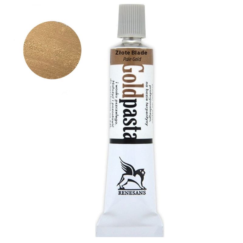 Pasta metalica, Renesans, 20ml, Pale Gold
