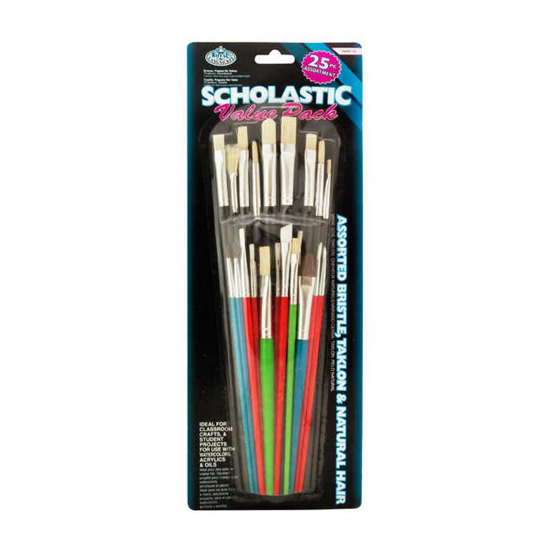 Set 25 pensule scolare, RART-19, Royal Langnickel