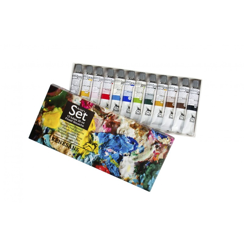 Set culori gouache, 12x20ml, Renesans