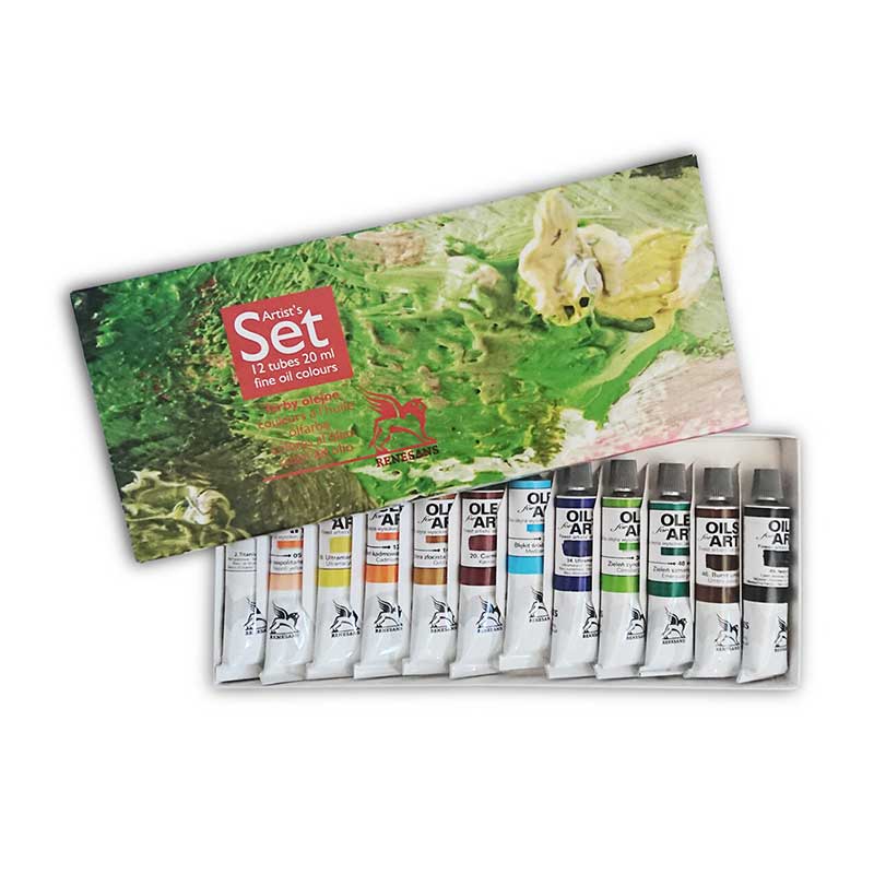 Set culori ulei 12x20ml, Renesans