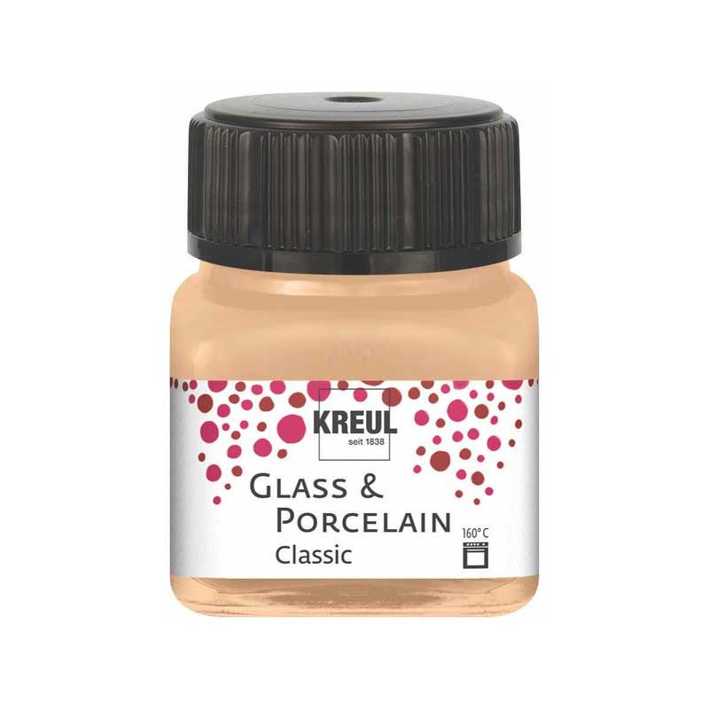 Vopsea pentru sticla si portelan, C. Kreul, 20ml, Champagne