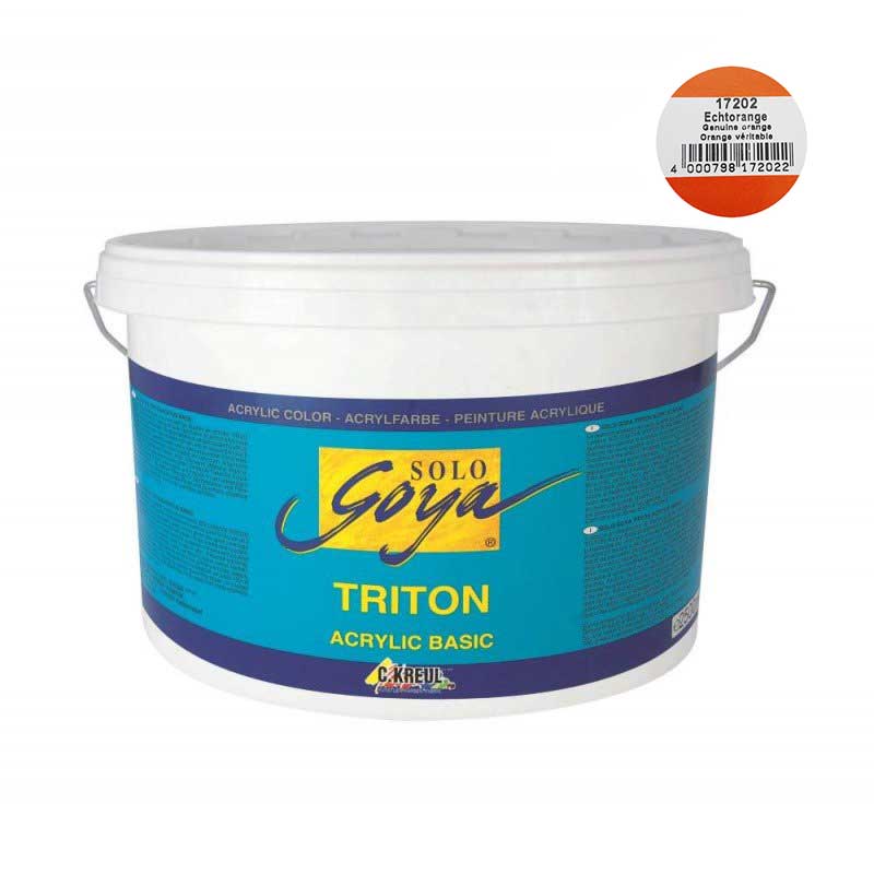 Culoare acrilica, Triton Acrylic 2500ml, 02 Deep Orange 2