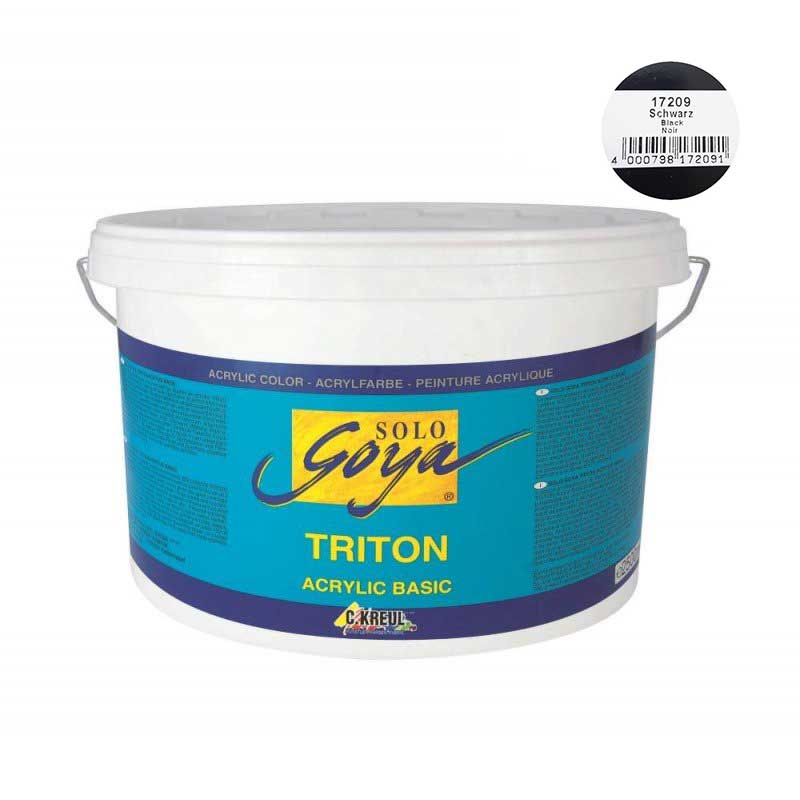 Culoare acrilica, Triton Acrylic 2500ml, 09 Black