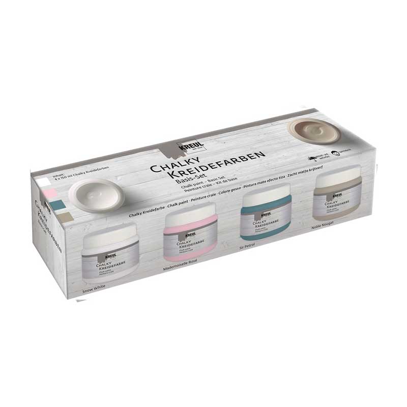 Set 4 x 150 ml vopseluri cu efect de creta