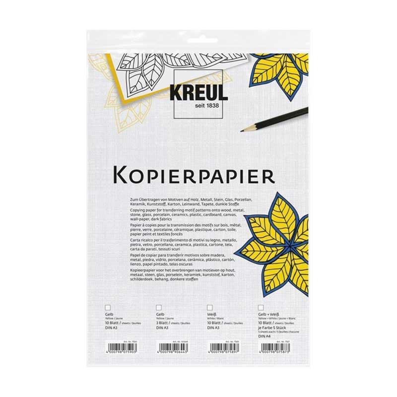 Top 10 coli hartie copiativa, C. Kreul, 30 x 42 cm, White