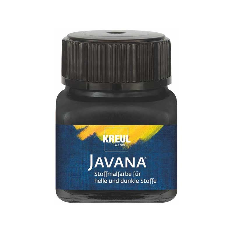Vopsea pentru textile, Javana C. Kreul, 20ml - Black