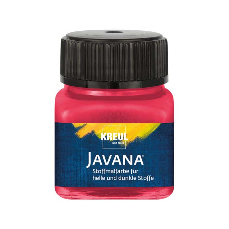 Vopsea pentru textile, Javana C. Kreul, 20ml - Cherry