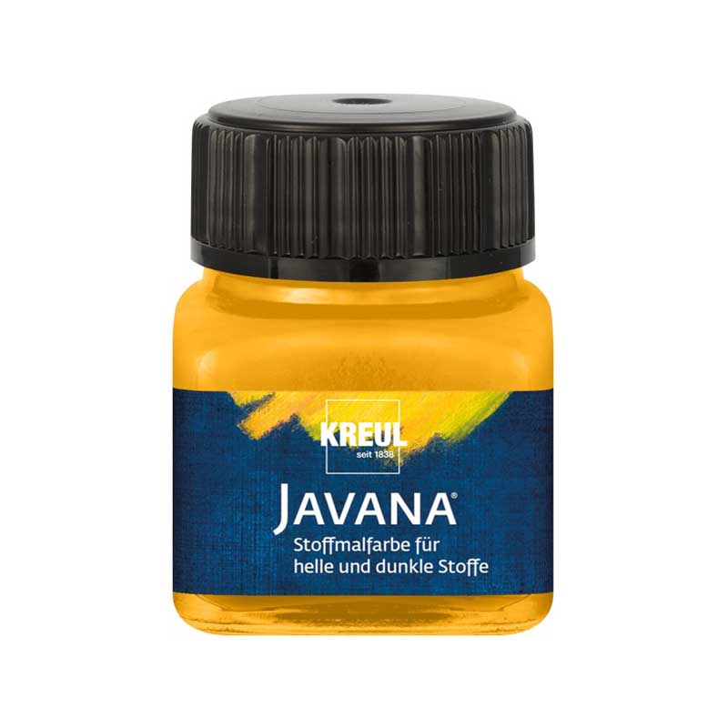 Vopsea pentru textile, Javana C. Kreul, 20ml - Gold Yellow